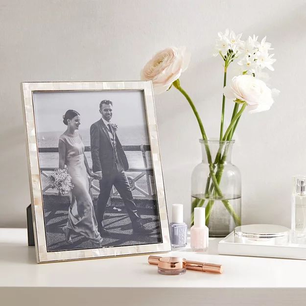 Mother of Pearl Photo Frame 8x10” | The White Company (UK)