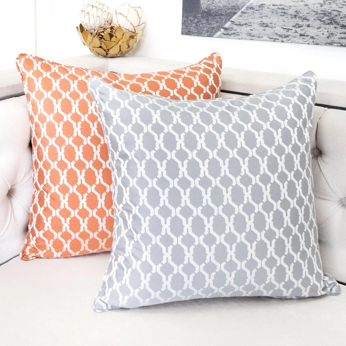 Homey Cozy Amelise Outdoor Square Pillow Cover & Insert & Reviews | Wayfair | Wayfair North America