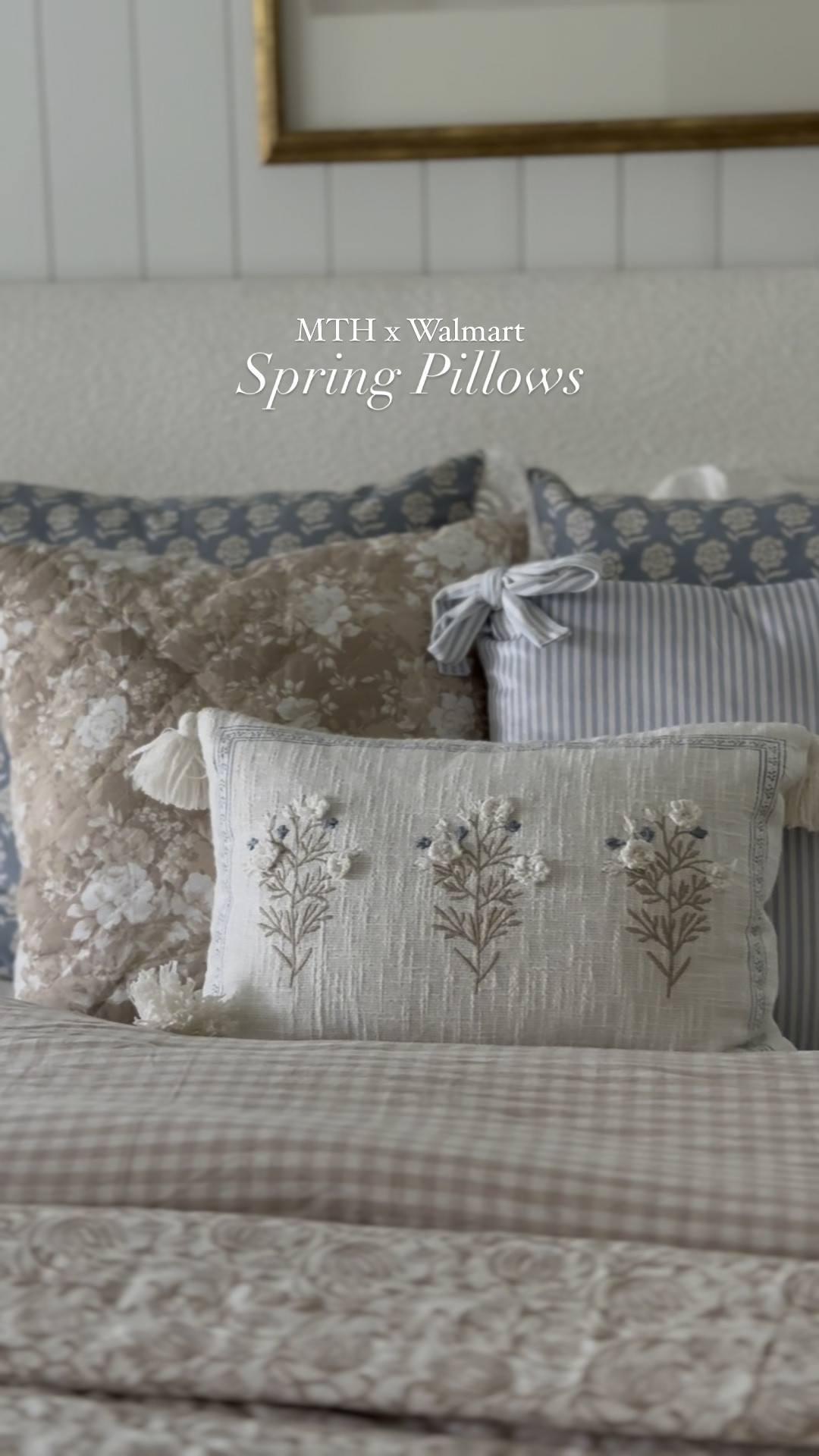 Spring pillows from My Texas House at Walmart. Bedding coming 2/15! 

#LTKWatchNow #LTKHome #LTKMostLoved