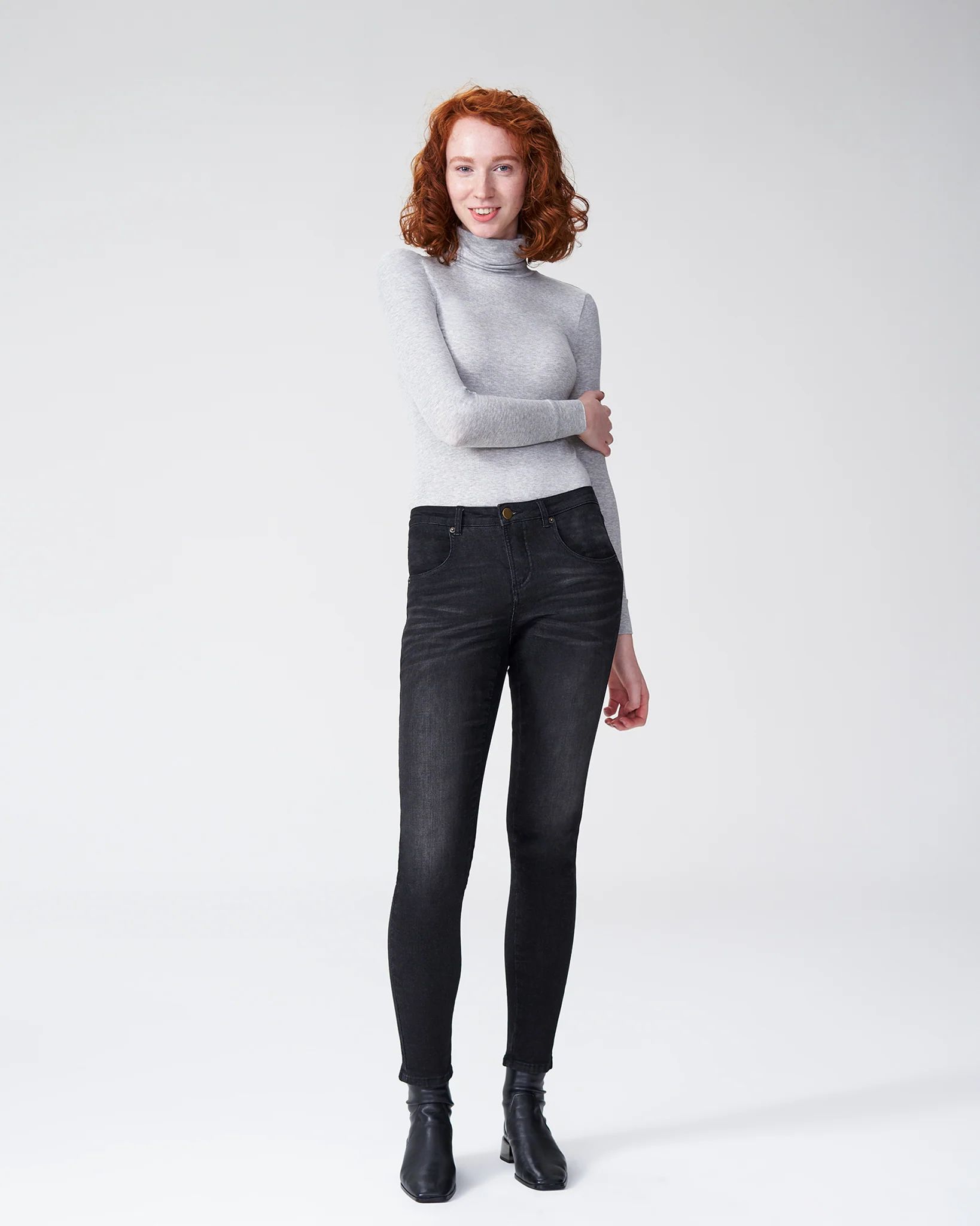 Foundation Turtleneck - Heather Grey | Universal Standard