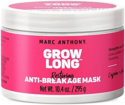 Marc Anthony Deep Conditioning Hair Mask for Dry & Damaged Hair, Grow Long Biotin - Argan Oil, Ca... | Amazon (US)