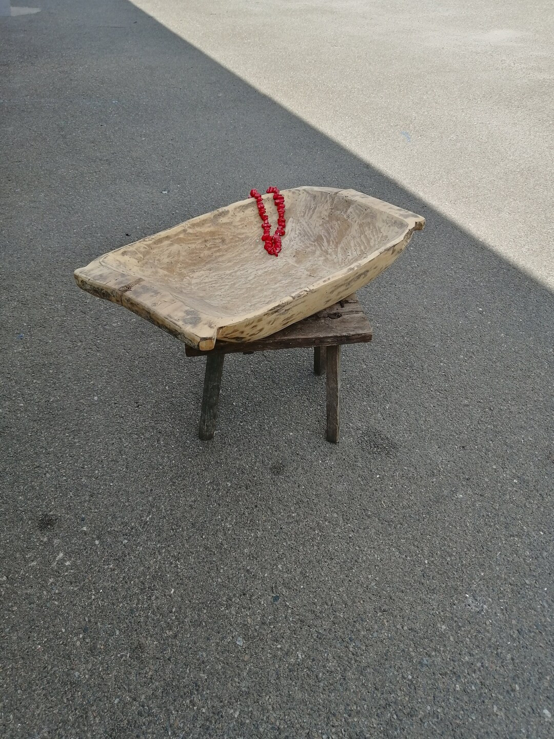 Antique primitive wooden dough bowl, Old bowl, Antique natural wood, Hand carved, Country cottage... | Etsy (US)