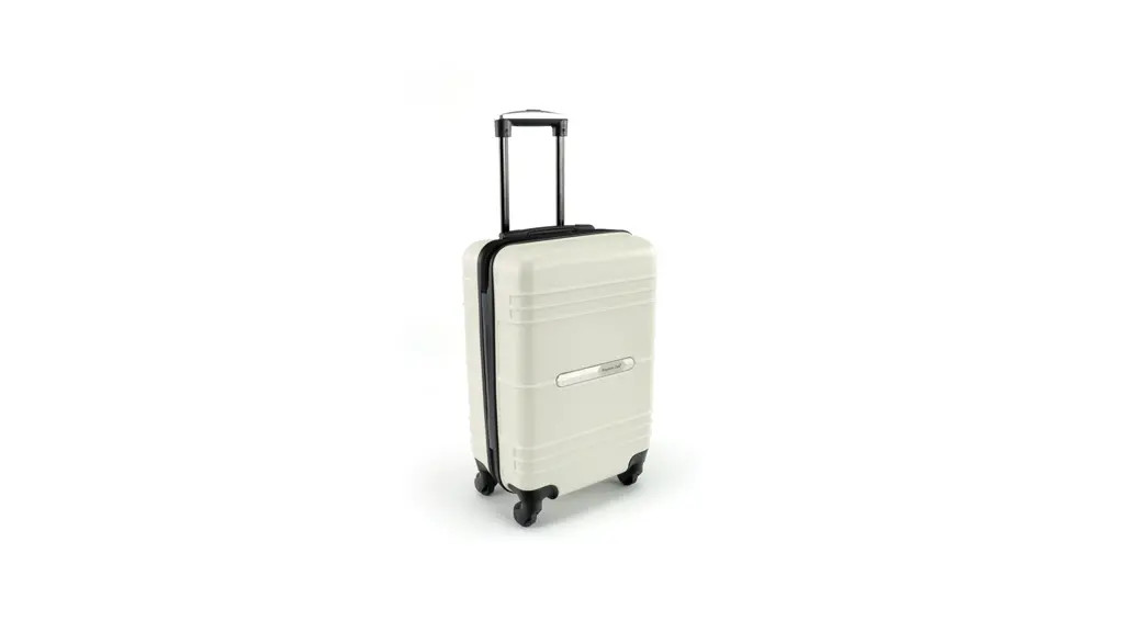 TCL 20" Hard-Side Rolling Spinner Carry-on Luggage - Bone White | Walmart (US)