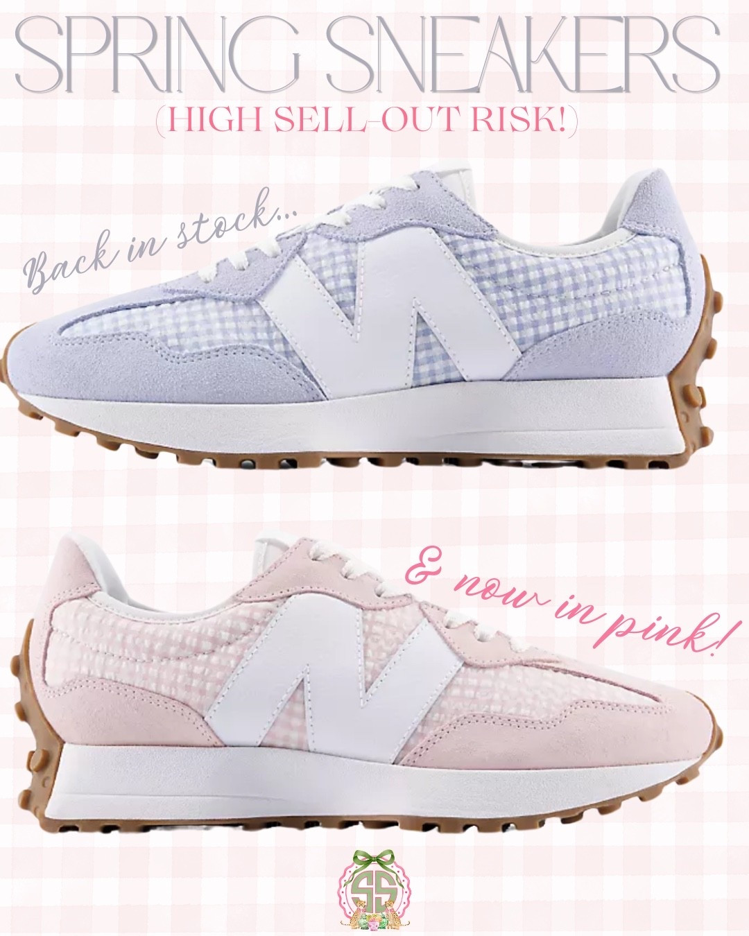 They’re back and now in PINK! 🩷 This fan favorite will sell out quickly! Grab the cutest gingham sneakers for Spring while they last! 

#LTKSeasonal #LTKU #LTKActive