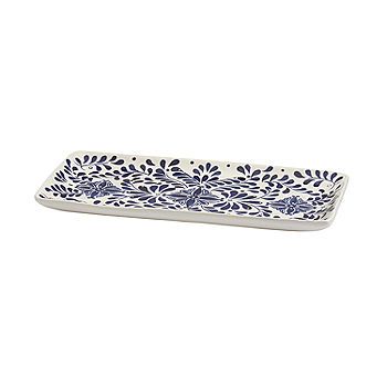 Tabletops Unlimited Carmine Stoneware Serving Tray | JCPenney
