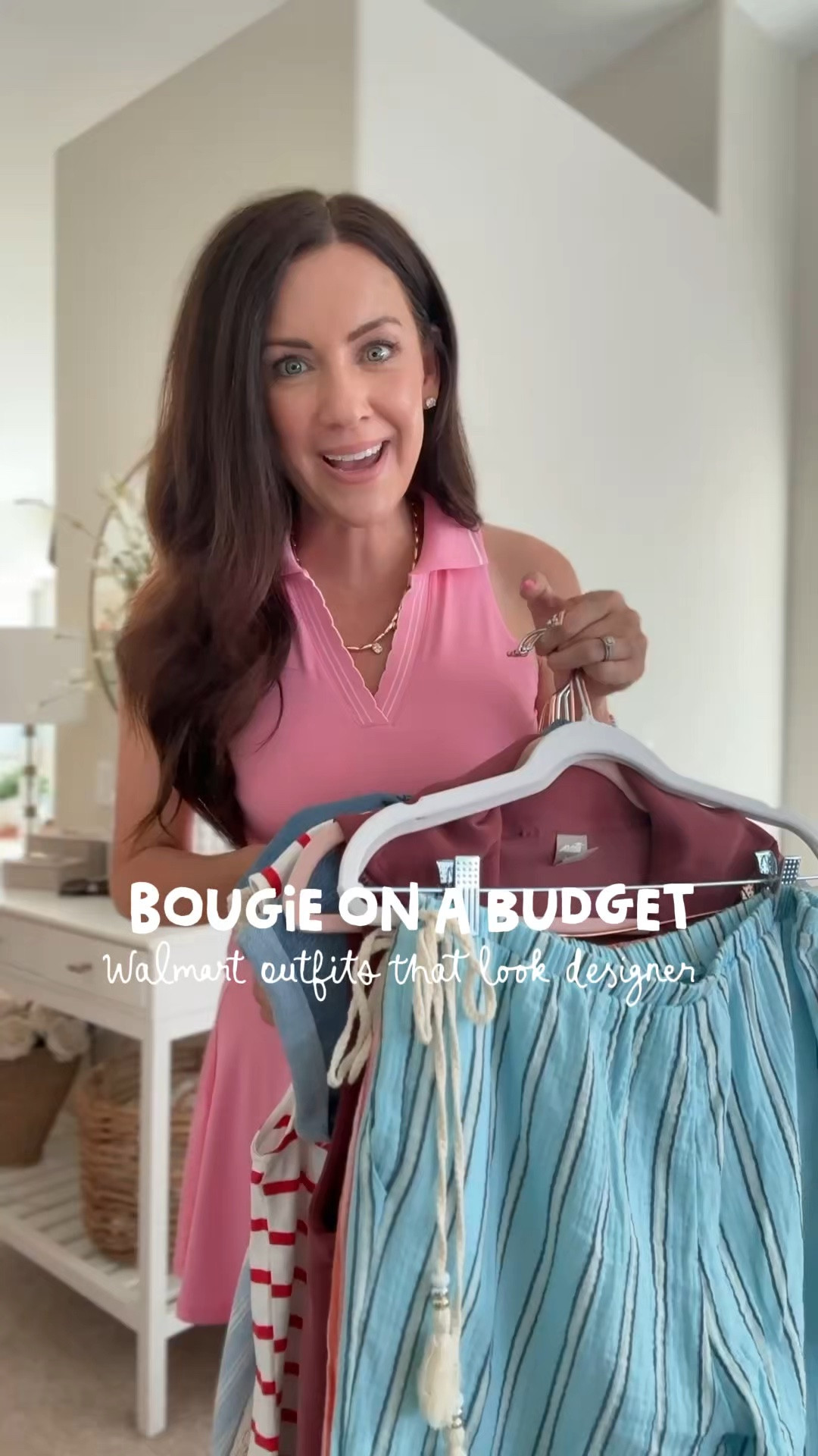 Comment SUMMER to shop my latest Walmart order that’s giving bougie on a budget☺️👏🏻 do not miss those comfy lightweight pants, that totally look like Aerie!!
.
.
SIZING-
Romper small
Athletic romper -small
Lightweight pants -small
Linen shell tank -small 50% off! ￼
$9 graphic tee-xs got for Kennedy, I’d go medium 
Denim dress-small
Black dress -small
Crochet short sleeve sweater -medium
Striped tee-medium
Denim shorts-4
Linen button up-small
Linen shorts-xs
.
.
#walmartstyle

#LTKmomlife #LTKSeasonal #LTKootd