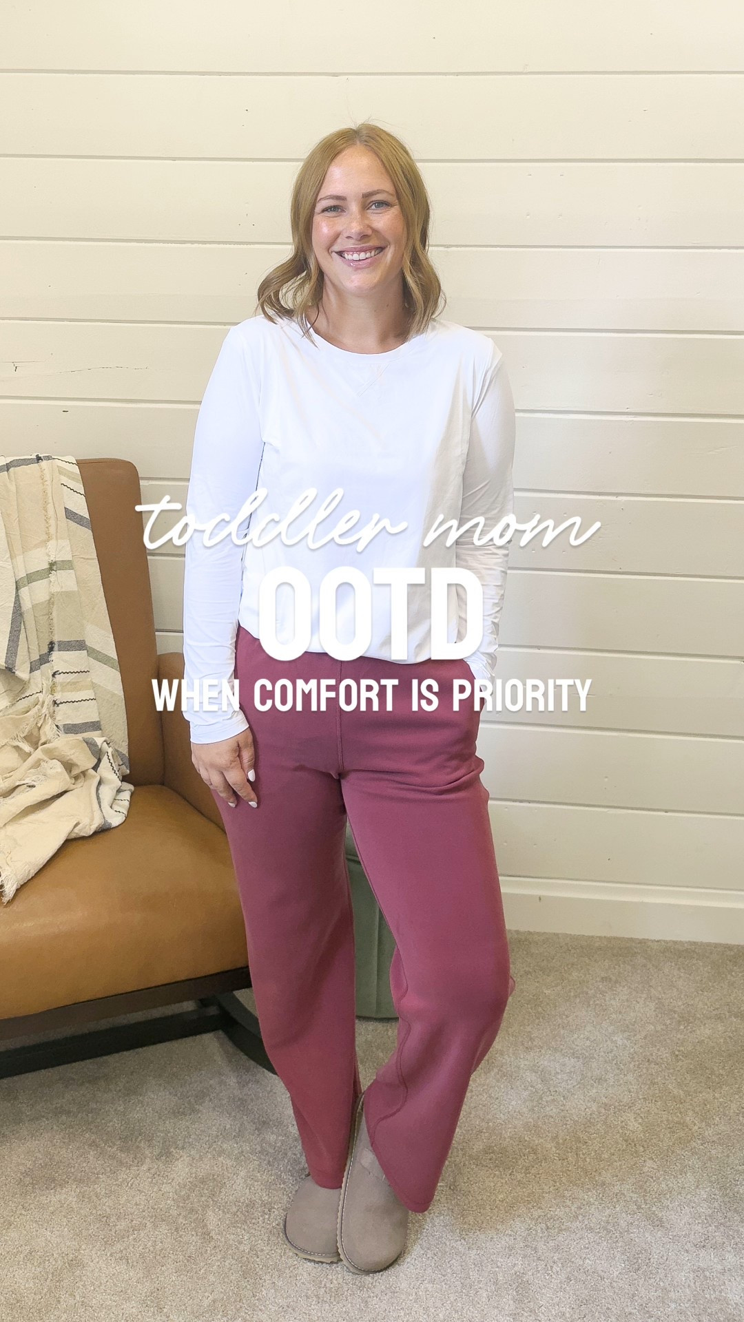 Comment link below and we’ll send you the link to shop!

Toddler mom life = comfort first. My #momootd is all about pieces that actually move with me. This top is comfy without looking sloppy, and the soft pants? A dream. Plus, I love that I can pick the length so they fit just right. 👏

#toddlerootd #momstyleinspo #momoutfitideas #comfortfirstfashion #everydaymomstyle #momlifefashion #affordablemomstyle #realmomstyle #toddlermom

#LTKSeasonal