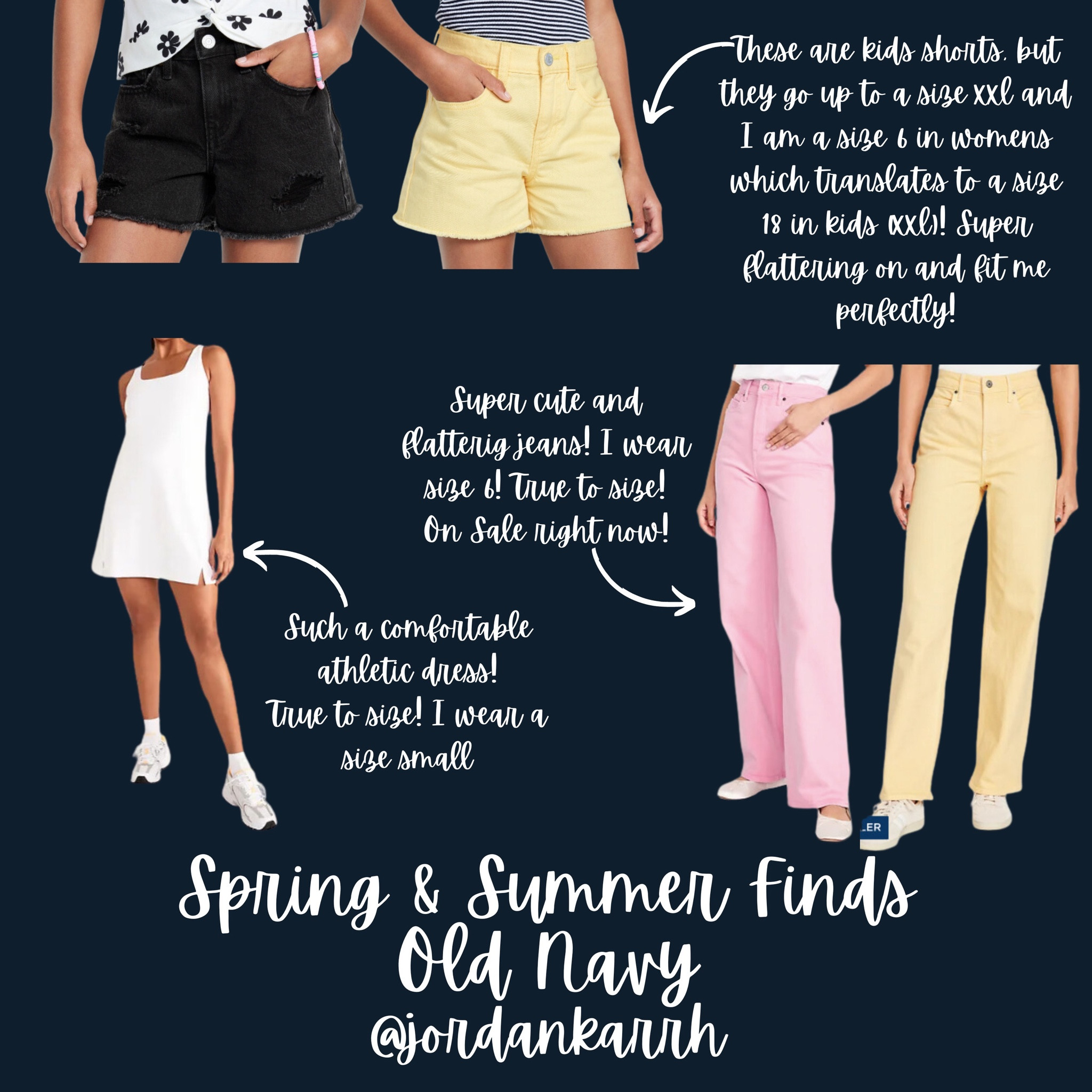 Spring/Summer looks!!!!!! Bought all from Old Navy and obsessed!!!
Jeans, jean shorts, and athletic dresses!!!! 

#LTKActive #LTKfindsunder50 #LTKfamily