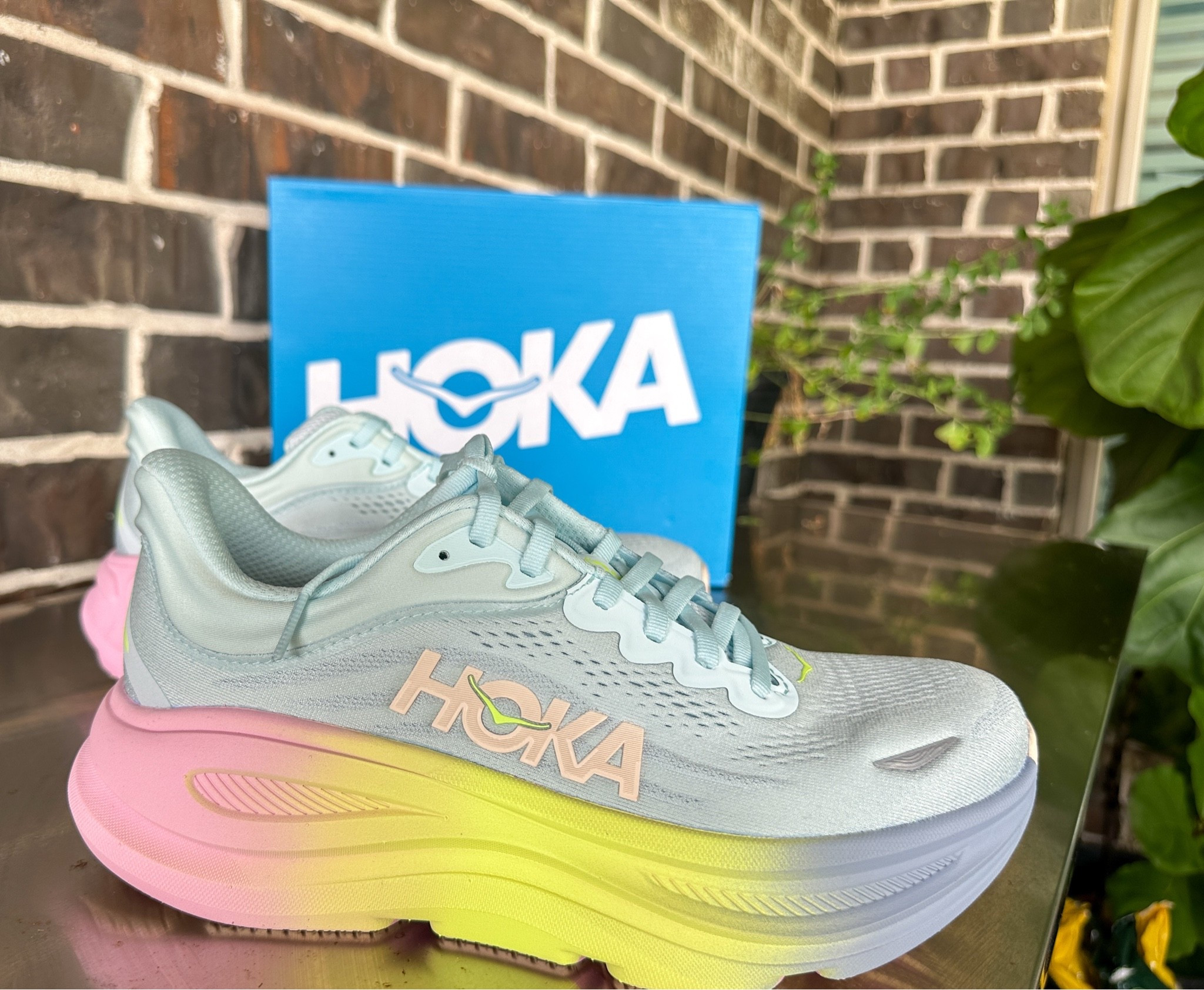 My daughter is an athletic trainer for high school football. She’s on her feet alot so comfort is important to her. Hoka’s are her go to. She’s been wearing Hoka’s for over 3 years. They are also great for running when she’s training for basketball. A great multifaceted sneaker. #hoka #athletictrainer #football #runningshoes