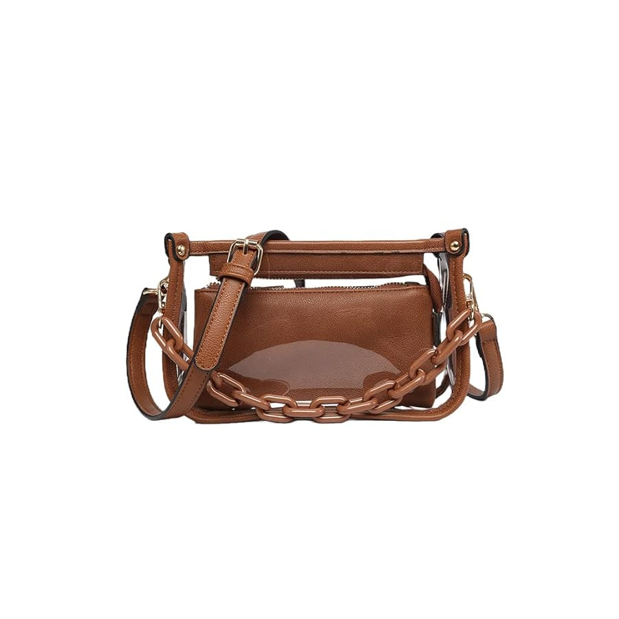 Vegan Clear Crossbody by Jen & Co. | Amazon (US)