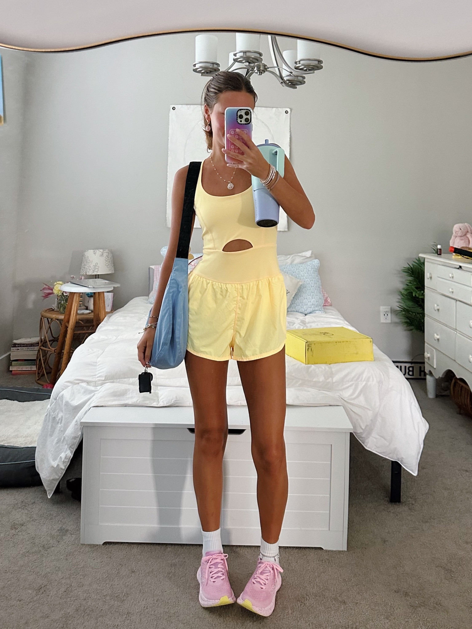 obsessed with this free people romper!! 🍌i am wearing a size small! 

free people finds, atheltic fit 

#LTKSeasonal #LTKShoeCrush #LTKActive