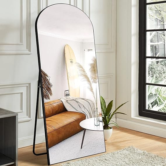PexFix Arched Full Length Mirror Arched Wall Mirror Floor Mirror with Stand Contemporary Full Len... | Amazon (US)