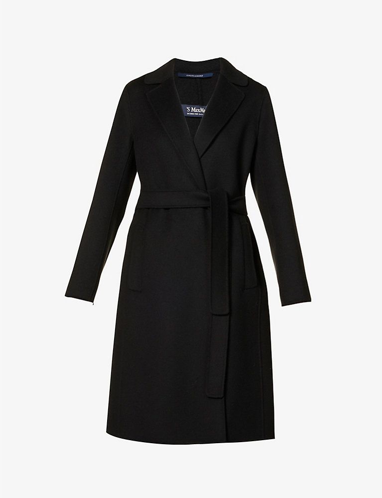 Pauline tie-waist wool coat | Selfridges