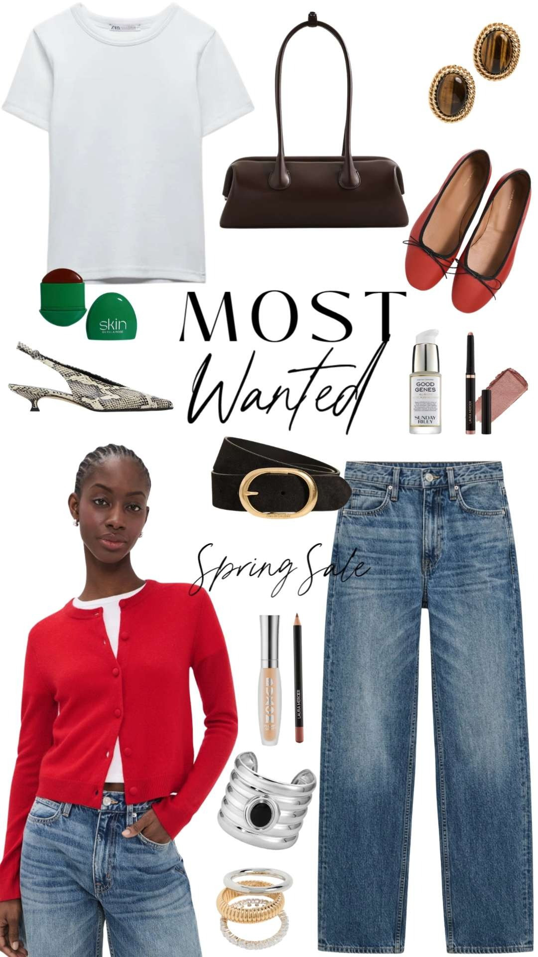 Last call for the Shopbop Spring Sale—these are the pieces I reach for on repeat 🤍

Think timeless staples and effortless beauty: the perfect straight leg jeans, a crisp white tee, and a red cardigan that instantly elevates. I added my go-to statement bracelet + layering rings, the best-selling collagen lip balm for that everyday glow, and a lactic acid treatment I’ve used for years when my skin needs a reset.

Finished with a chic brown bag that works day to night, a cream eyeshadow, and the easiest bronzer for that polished, put-together look in minutes.

Everything is up to 20% off with code SPRING20—the kind of pieces you’ll wear now through summer and beyond. 

 

#LTKootd #LTKOver40 #LTKSaleAlert