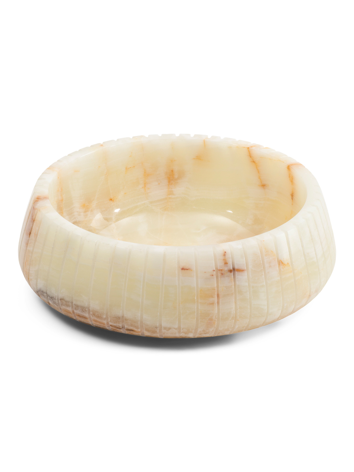 12x4 Carved Line Heavy Onyx Bowl | TJ Maxx