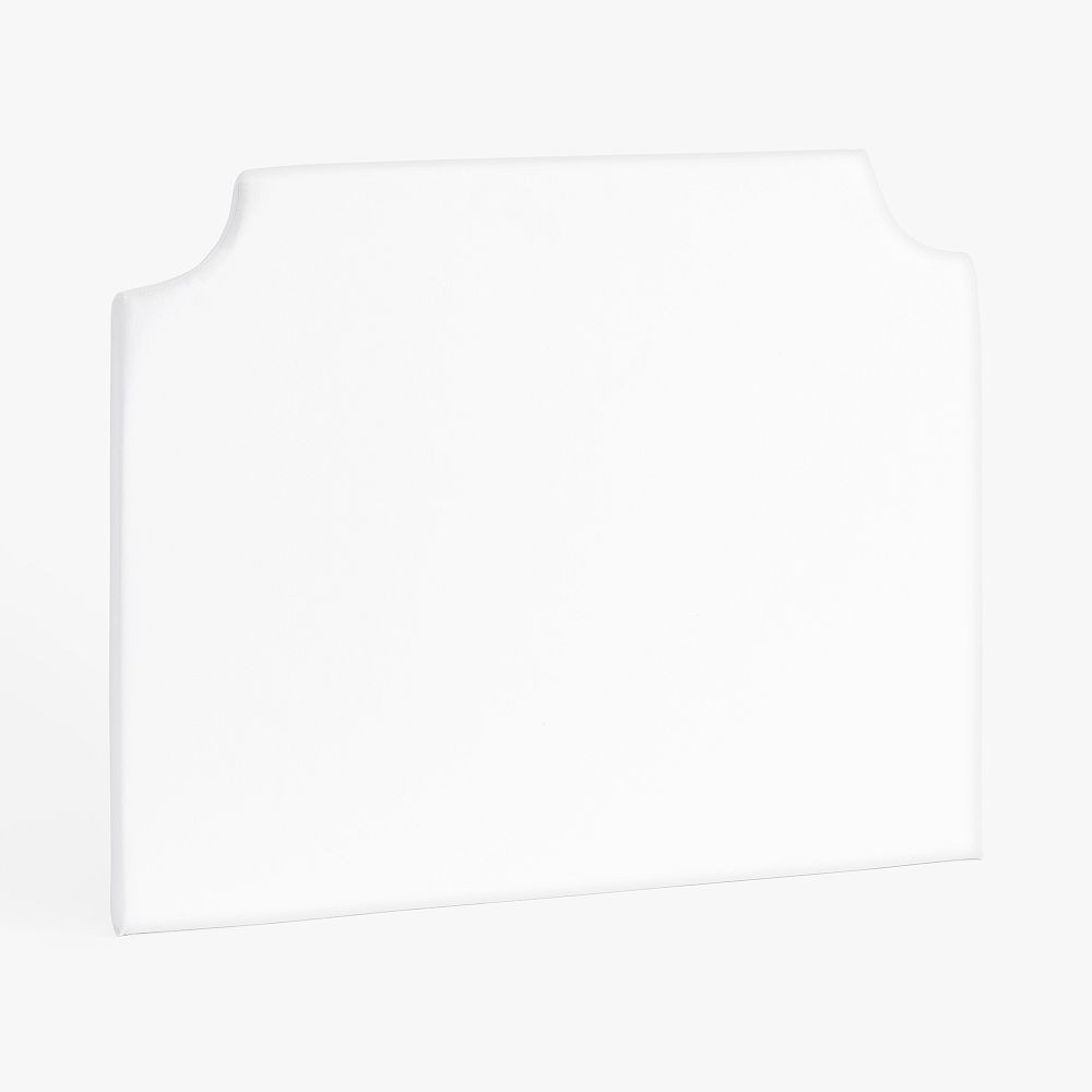 Auburn Wall Headboard, Twin, Performance Everyday Velvet White | Pottery Barn Teen