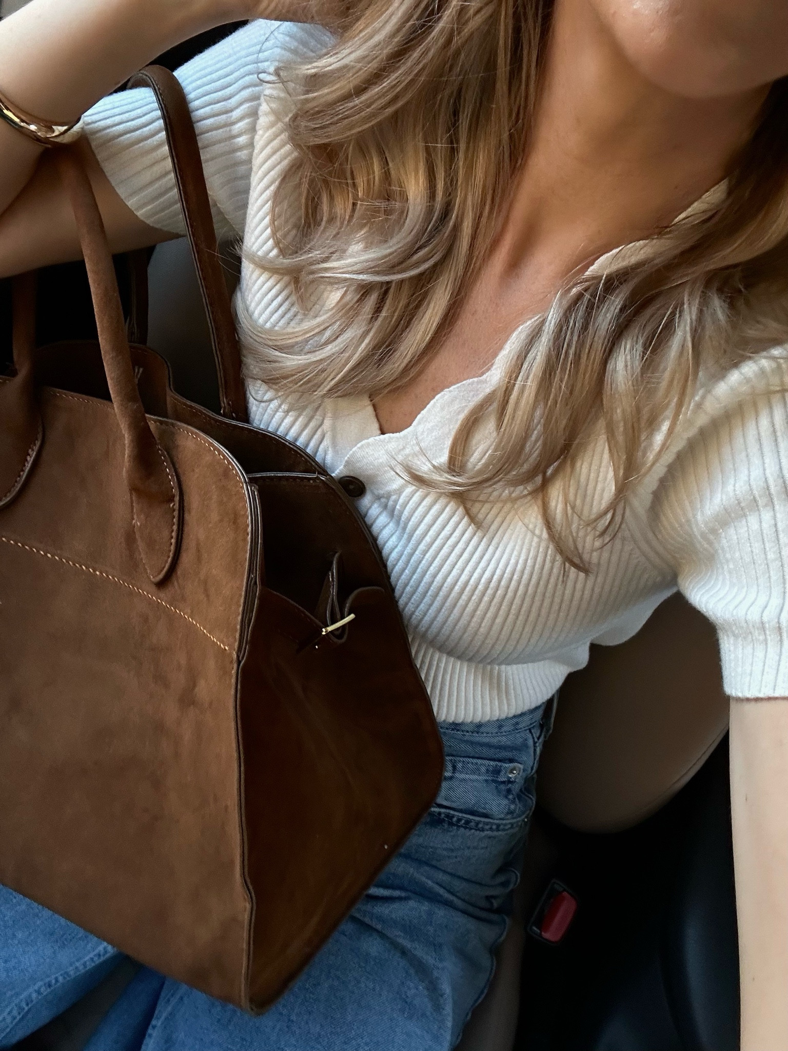 Bags for Fall, Bags for fall Under $20, Fall outfits, Pinterest inspired, Pinterest outfit, Pinterest outfit inspo, fall fashion, fall weekend outfit, fall outfit inspo, brown suede bag, cream sweater, cream cardigan, short sleeve cardigan, short sleeve cream sweater, short sleeve sweater, suede for fall, date night outfit, winery outfit, apple picking outfit, photo shoot outfit  🐻🤎👜

#LTKGiftGuide #LTKSaleAlert #LTKFindsUnder50