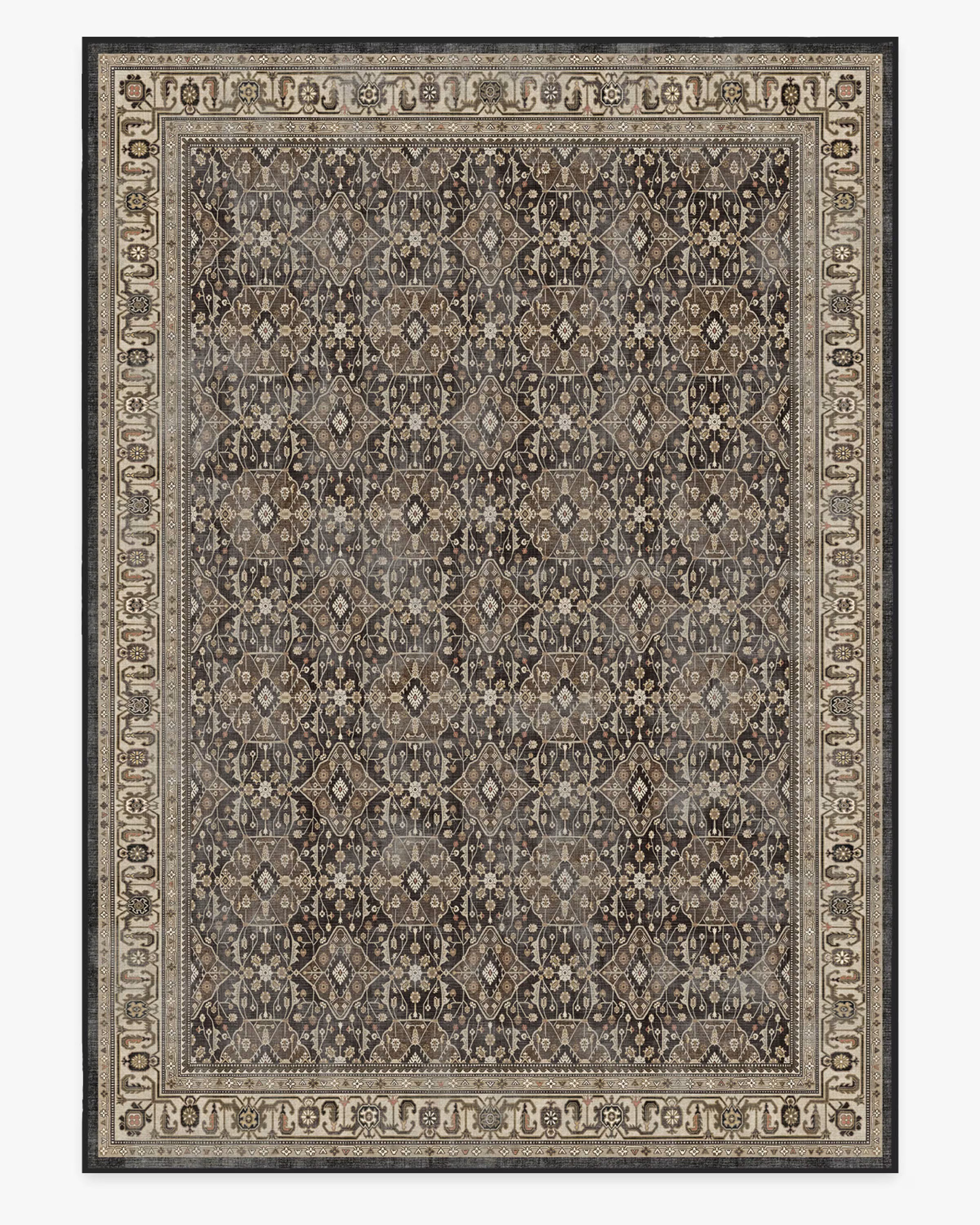 Alessia Dark Wood Rug | Ruggable