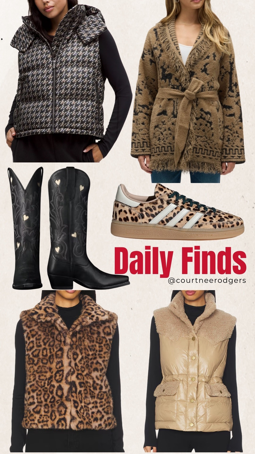 Daily Finds 🤎

New arrivals, vests, winter fashion, winter outfits, Christmas gifts 

#LTKGiftGuide #LTKHoliday #LTKFindsUnder50