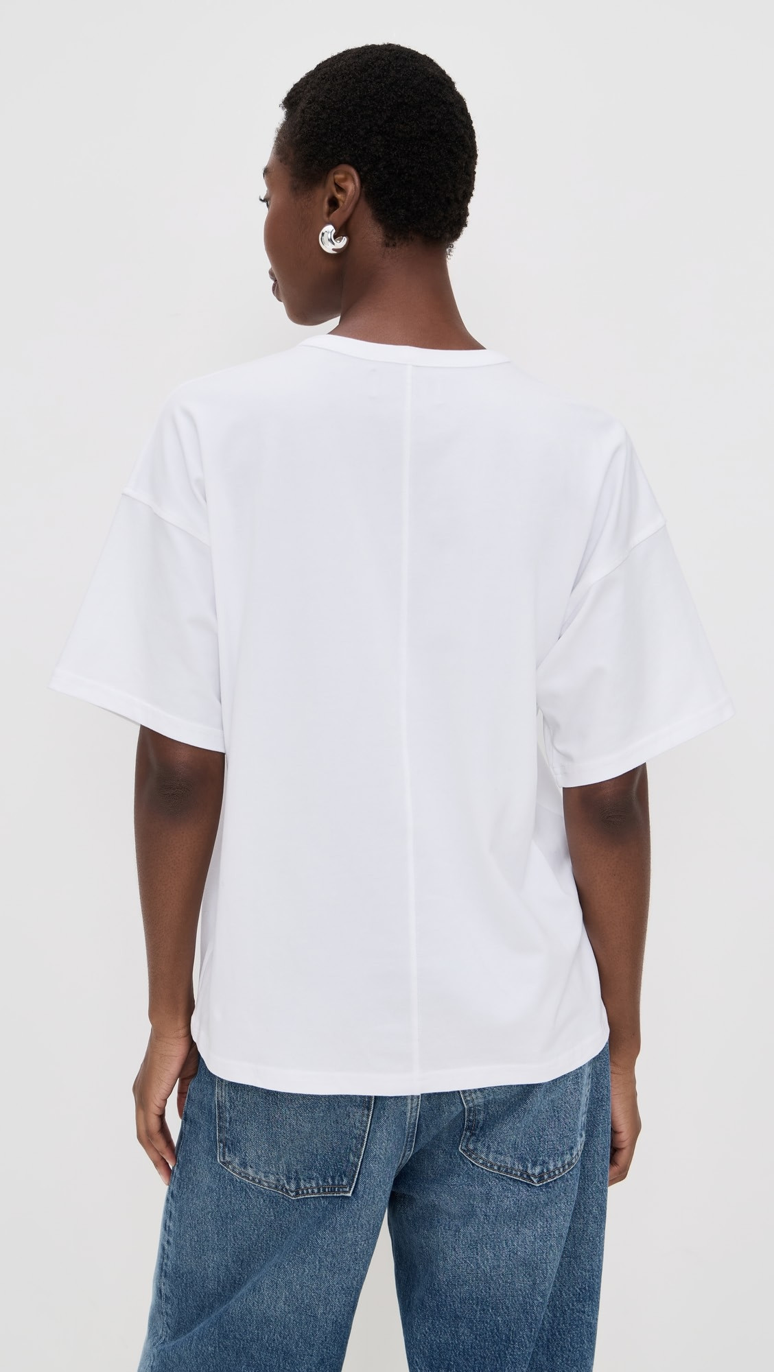 The Oversized Tee in White | Shopbop