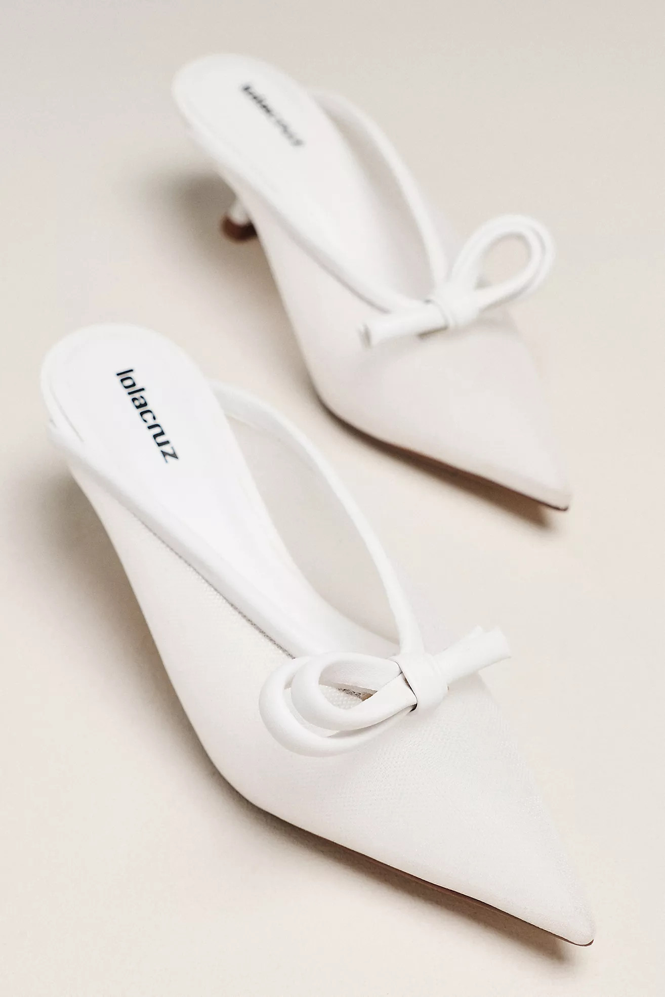 Lola Cruz Bow Mule Heels | Anthropologie (US)