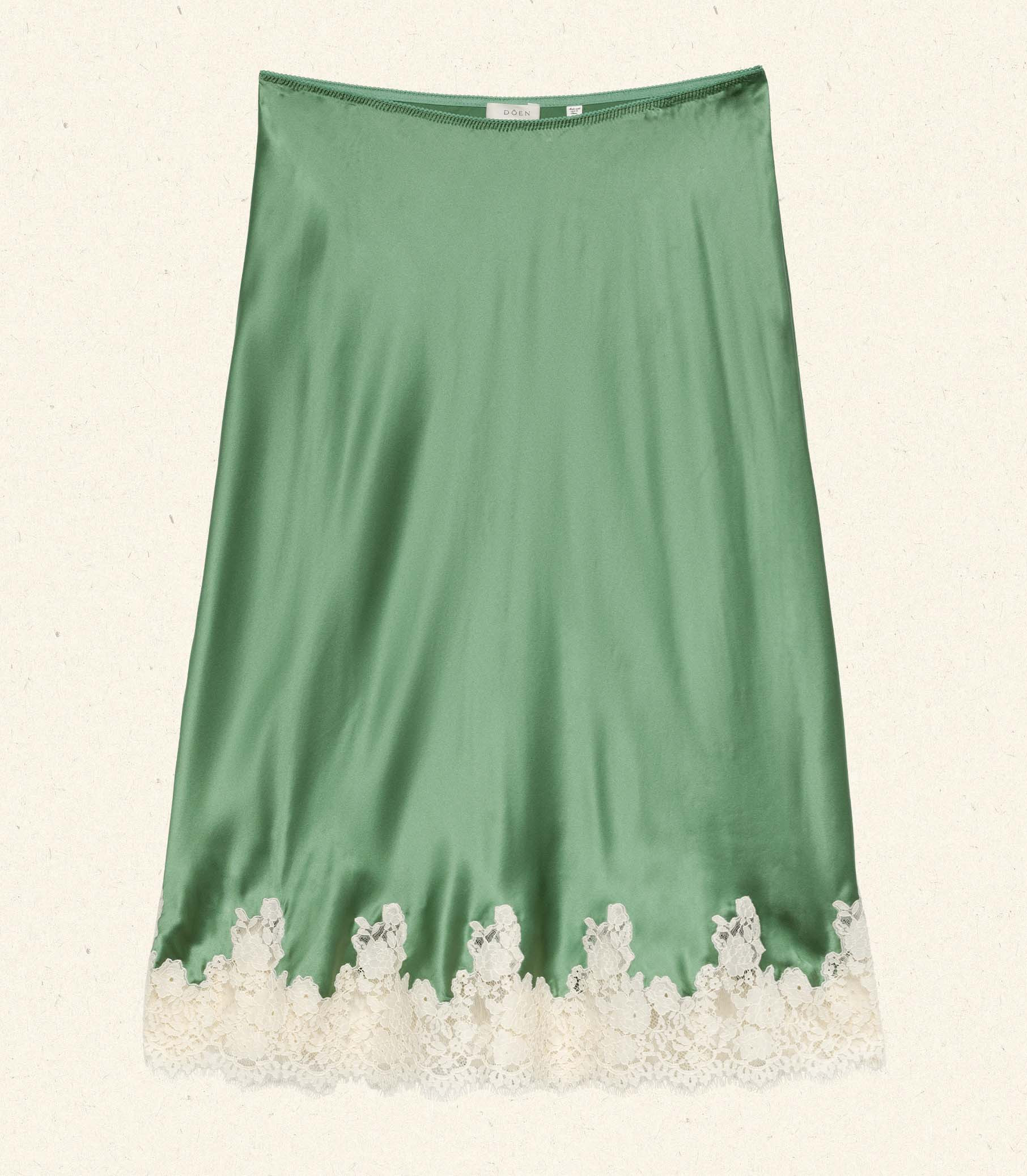 Elowena Skirt - Peridot | DÔEN | DOEN