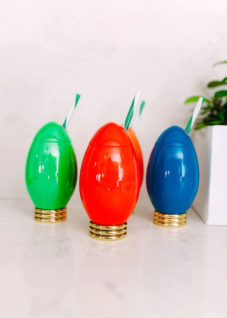 Mini Holiday Lights Cups - Set of 4 | Alice & Wonder