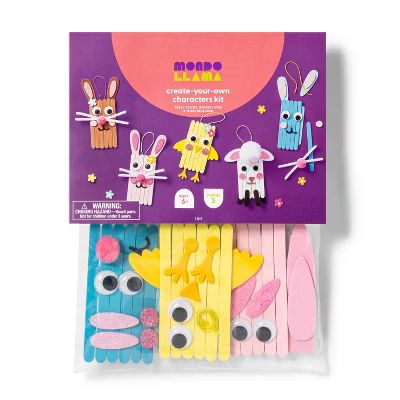 Easter Craft Stick Character Kit - Mondo Llama™ | Target