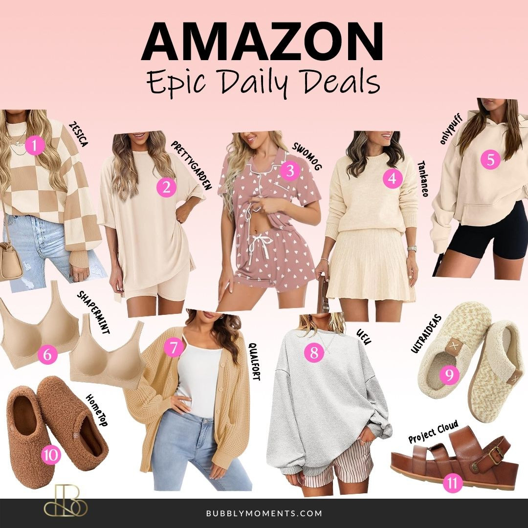 Today’s Women’s Epic Daily Deals are here and they are too good to scroll past. ✨ From everyday wardrobe staples to elevated must-haves you’ll reach for again and again, this curated Amazon find list is all about making daily style easy, comfortable, and effortlessly chic. Whether you’re refreshing your closet, upgrading your everyday essentials, or looking for versatile pieces that work from morning errands to casual nights out, these picks deliver style without the stress.
Think cozy loungewear, flattering basics, trendy accessories, beauty favorites, and practical finds every woman loves to keep on rotation. These are the kinds of pieces that sell out fast, so if something catches your eye, don’t wait too long. Save this post, tap to shop, and check back daily for new epic finds you won’t want to miss. Your future outfits will thank you. 💕
#LTKBeauty #LTKselfcare #LTKootd #EpicDailyDeals #AmazonFinds #WomenFinds #AmazonFashion #AmazonMustHaves #EverydayStyle #WomensFashion #TrendingNow #StyleInspo #ClosetEssentials #FashionFinds #OnlineShopping #ShopTheLook #CasualStyle #DailyOutfits #InfluencerFinds 

 