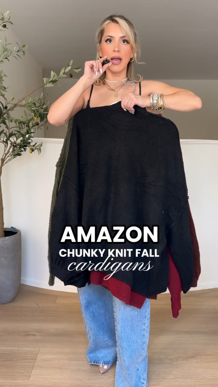 The perfect chunky fall cardigans 😍 wearing small! 

Size 27 in jeans



#LTKWorkwear #LTKStyleTip #LTKU