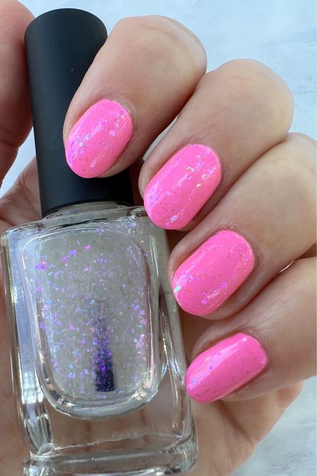 Seeing all the marketing for the Barbie movie has me in pink mode! I love the shade of this one. On its own it has a bit of a milky matte finish, but a glitter coat or top coat adds shine

OPI mail polish | Summer nails | diy nails | diy mani | Barbie pink nails | at home manicure | nail inspo 


#LTKunder50 #LTKbeauty #LTKstyletip
