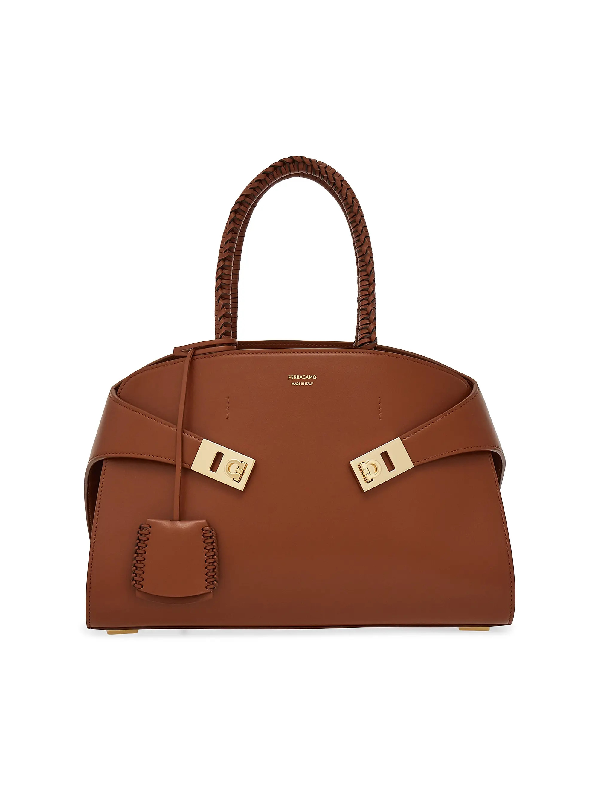 Hug Small Leather Top Handle Bag | Saks Fifth Avenue