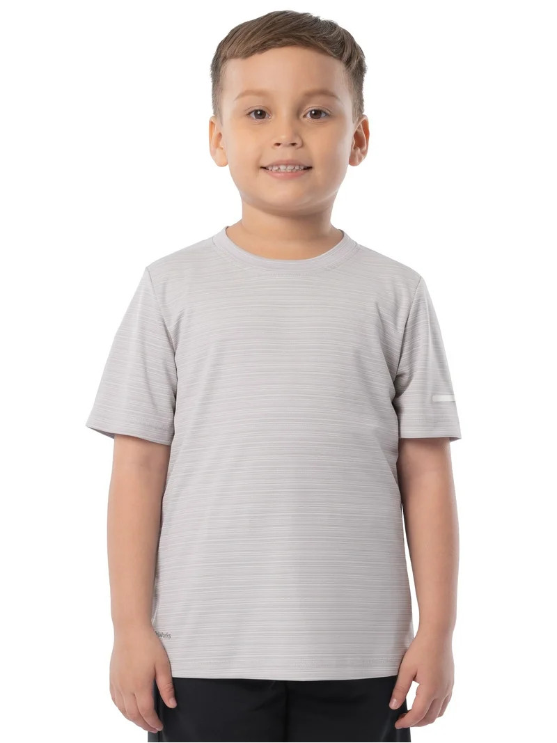 Athletic Works Boys Short Sleeve Core Active T-Shirt, Sizes 4-18 & Husky | Walmart (US)