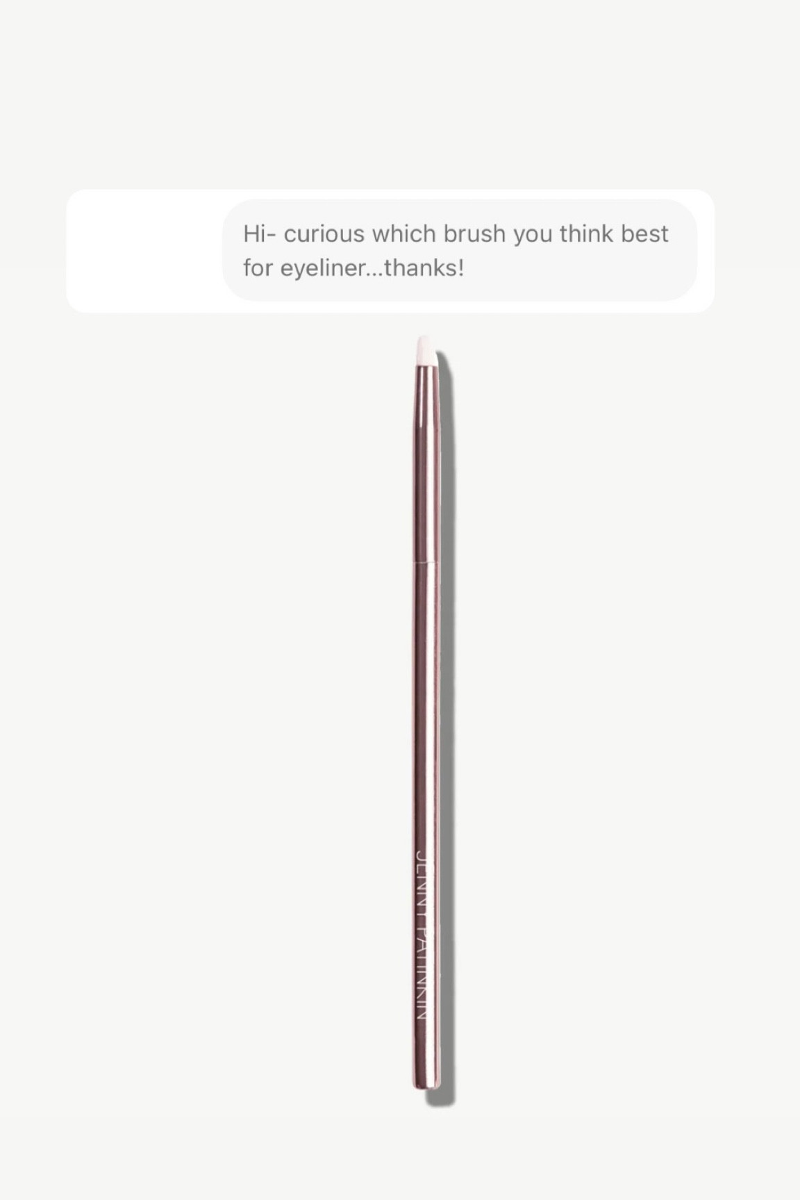 This brush is peerless for tightlining and eyeliner application. The tiniest, sturdiest tip imaginable!

#LTKbeauty #LTKstyletip