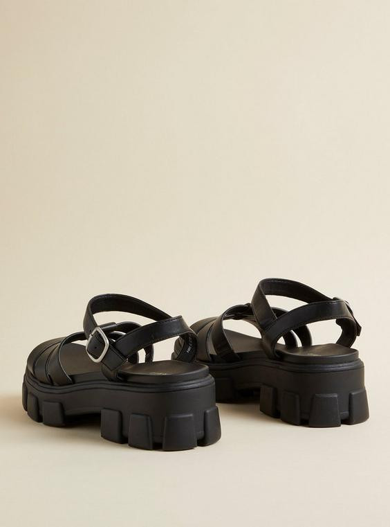 Lug Fisherman Block Heel Sandal (WW) | Torrid (US & Canada)