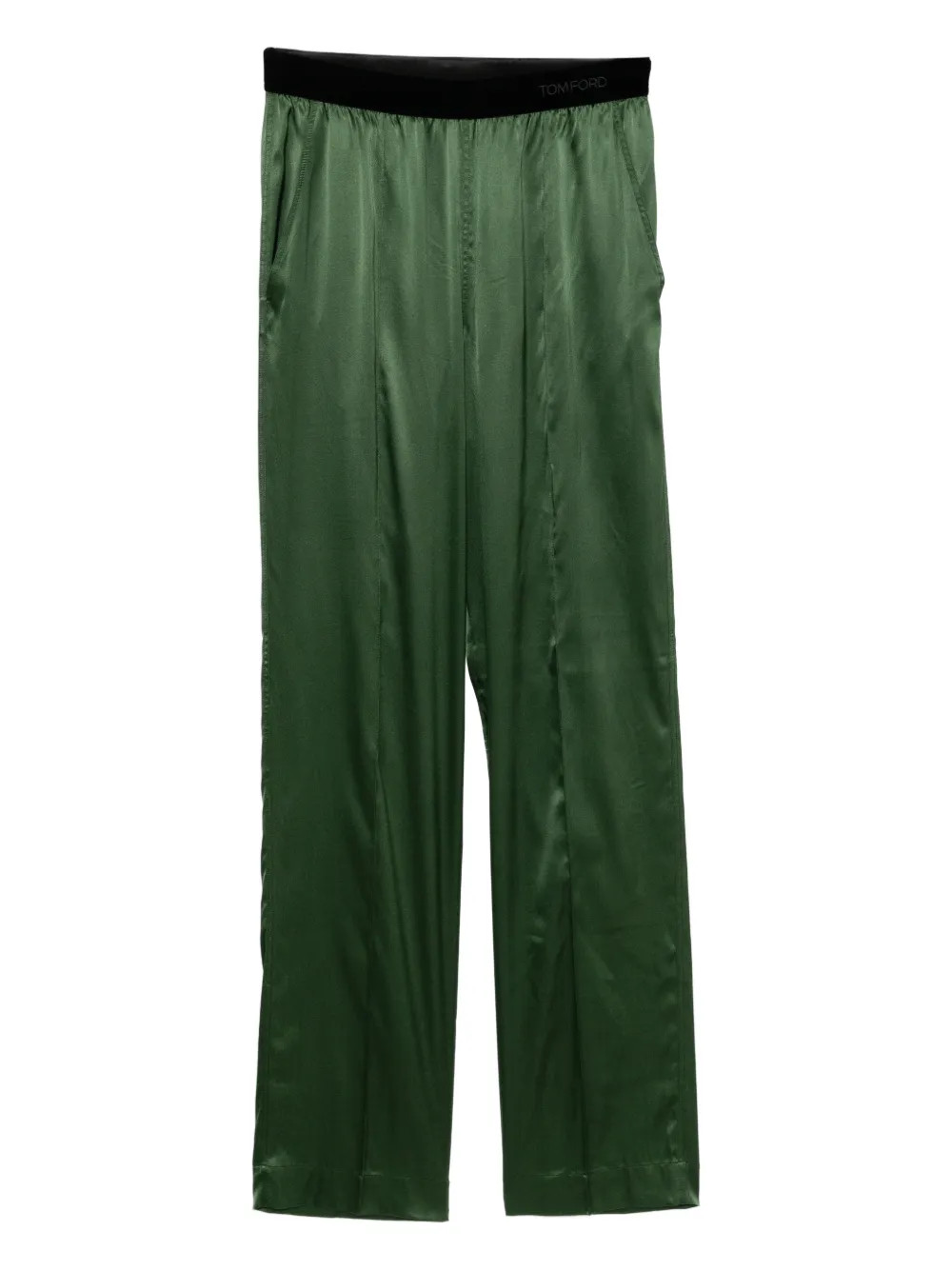 TOM FORD satin trousers - Green | Farfetch Global