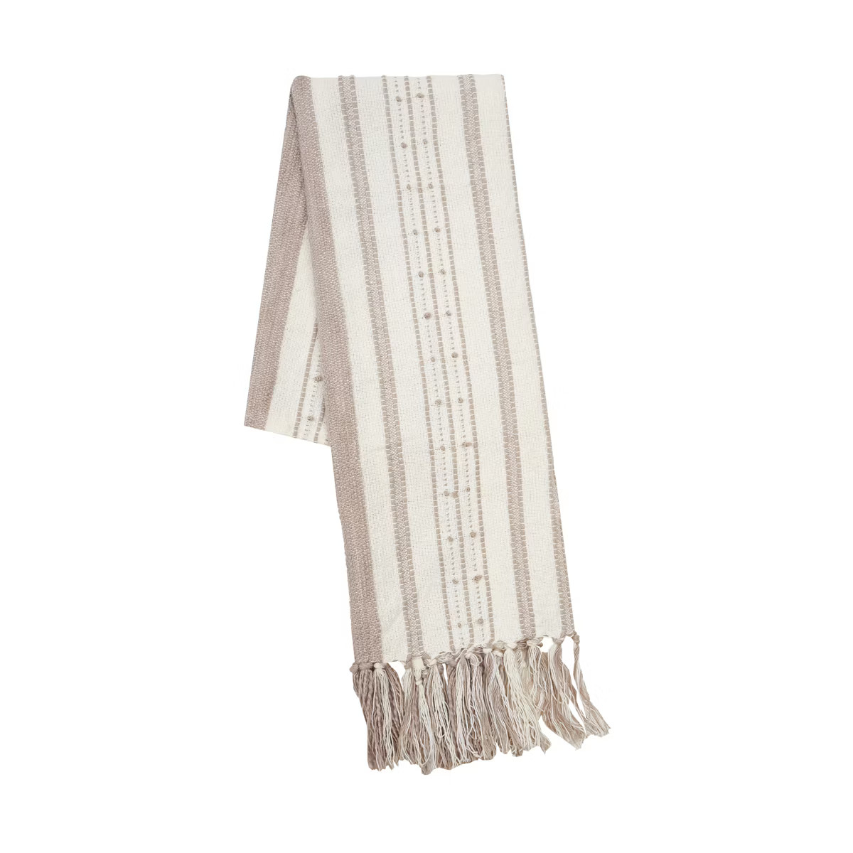 carol & frank Oriana Natural Striped Towel | Target