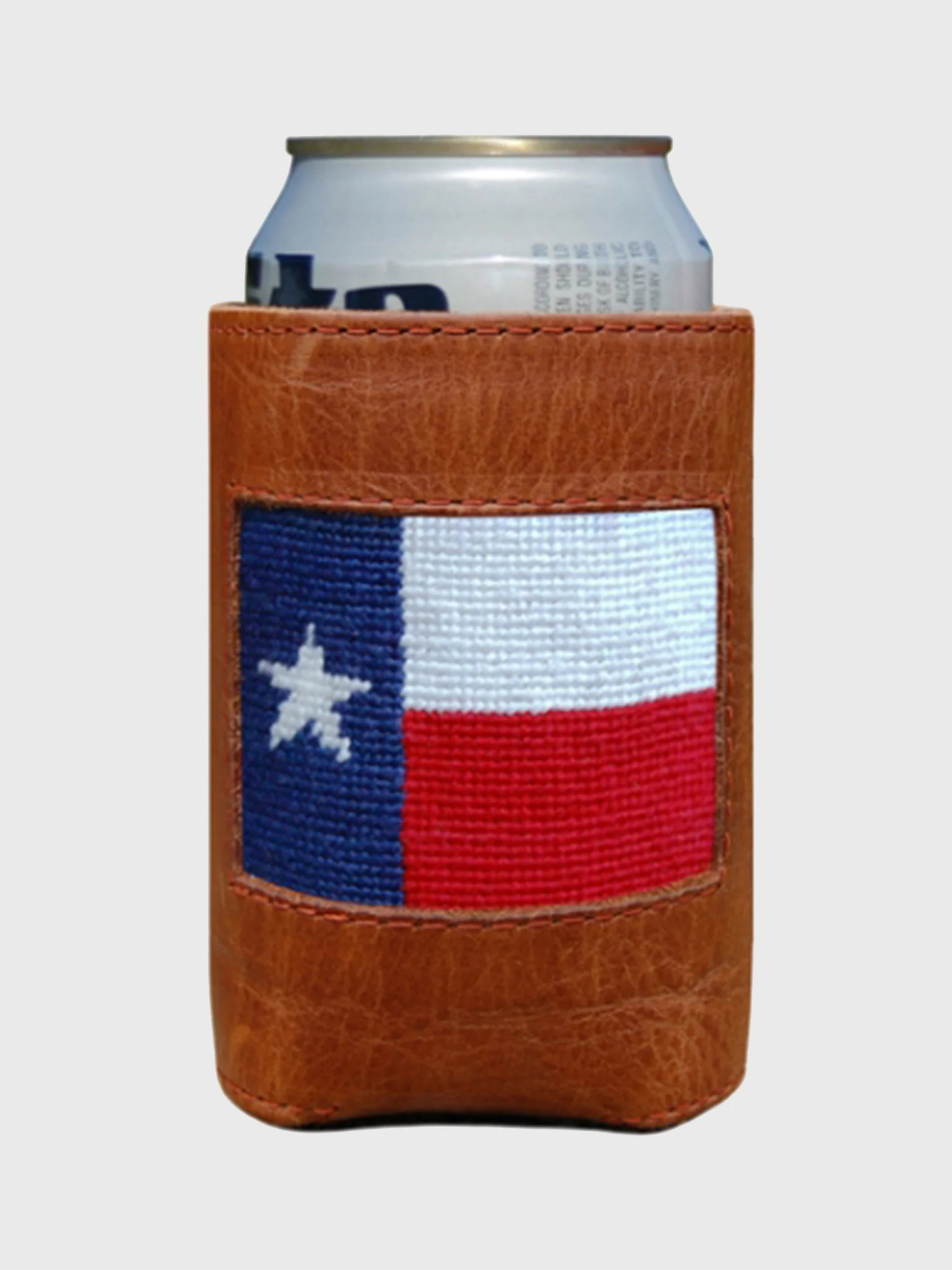 SMATHERS & BRANSON
                      
                     Texas Flag Needlepoint Can Cooler | Saint Bernard