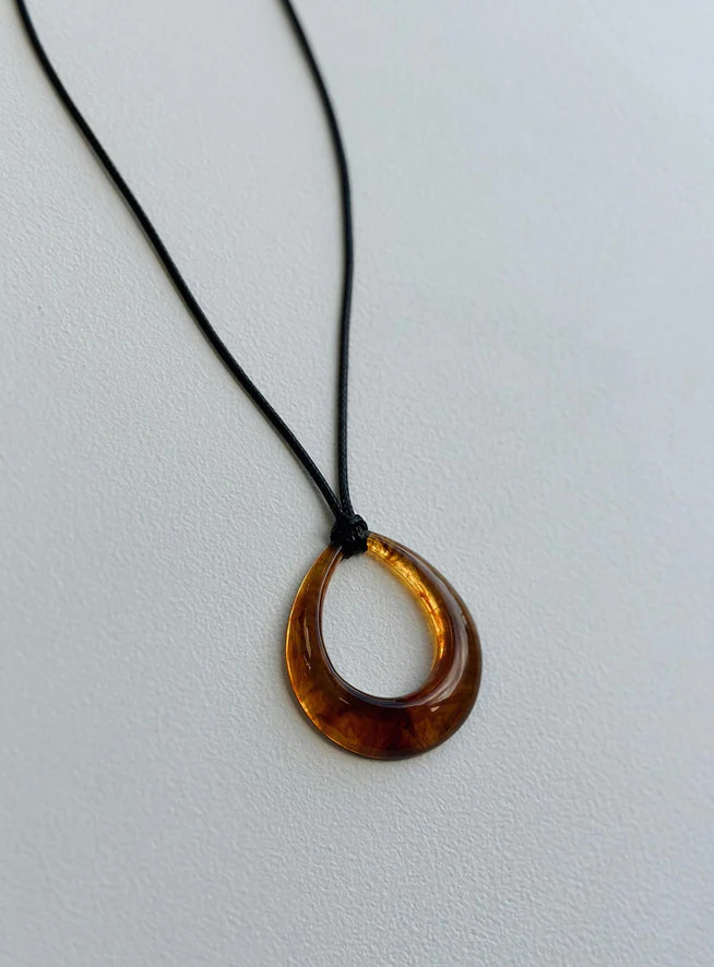 Shaylan Necklace Black | Princess Polly US
