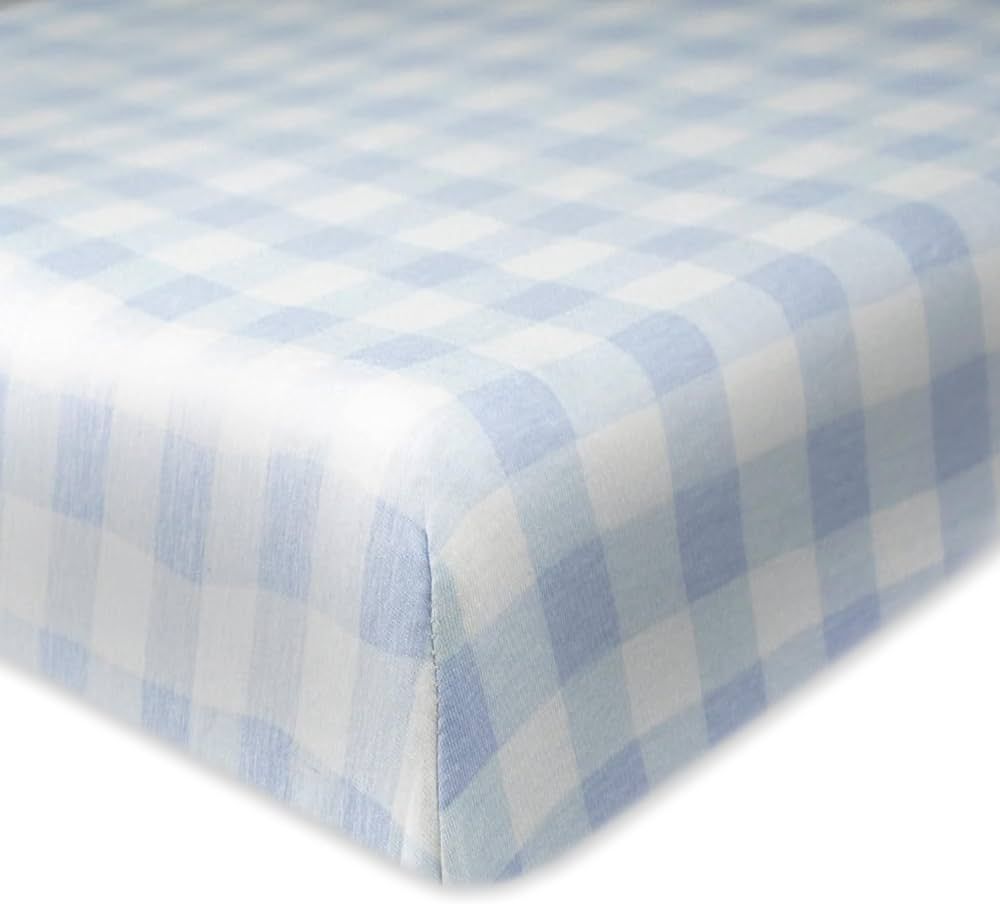 HonestBaby Fitted Crib Sheets Fits Standard Mattress Bassinet, Mini Prints 100% Organic Cotton Ba... | Amazon (US)