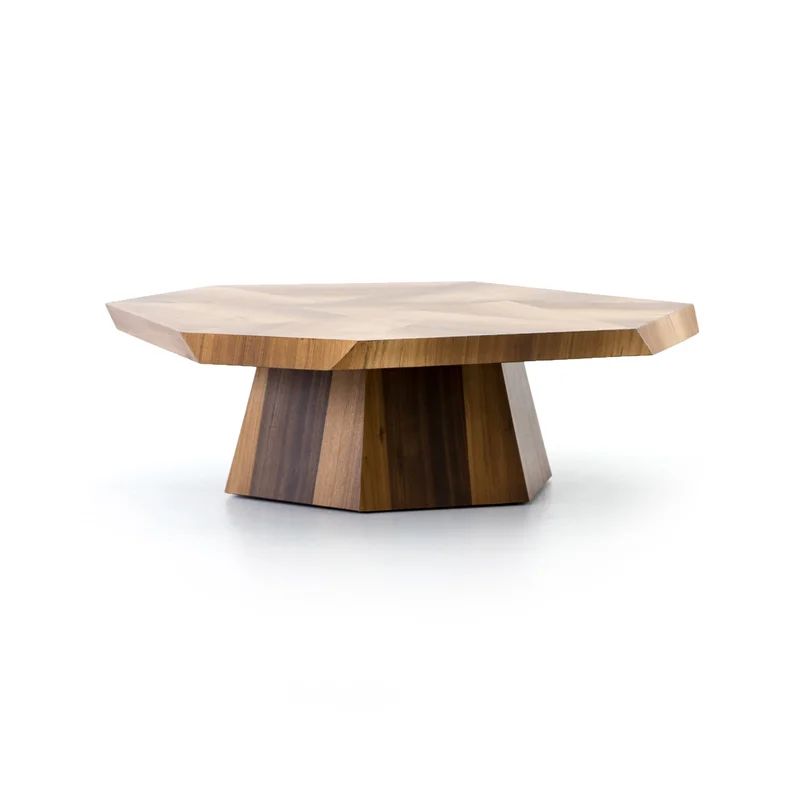 Brooklyn Solid Wood Pedestal Coffee Table | Wayfair North America