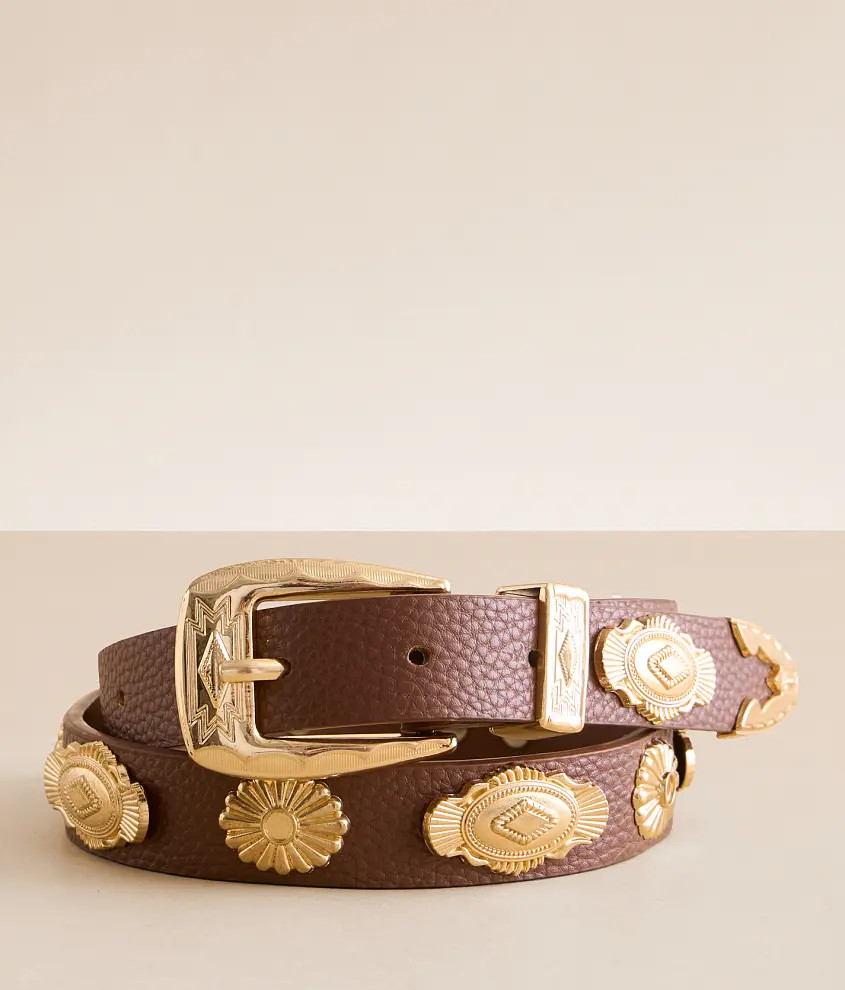 Western Concho Belt | Buckle