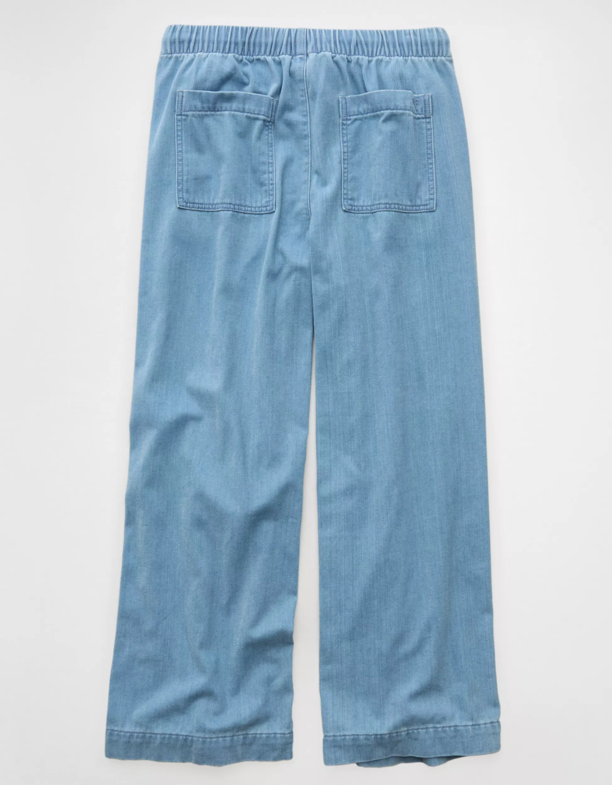 AE Cozy Dreamy Drape Low-Rise Ultra Wide-Leg Jean | American Eagle Outfitters (US & CA)