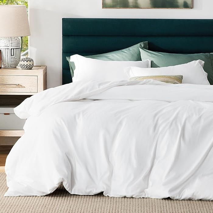 Bedsure Duvet Cover King Size - Moisture-Wicking, Silky Eucalyptus Lyocell Cotton Hybrid Comforte... | Amazon (US)