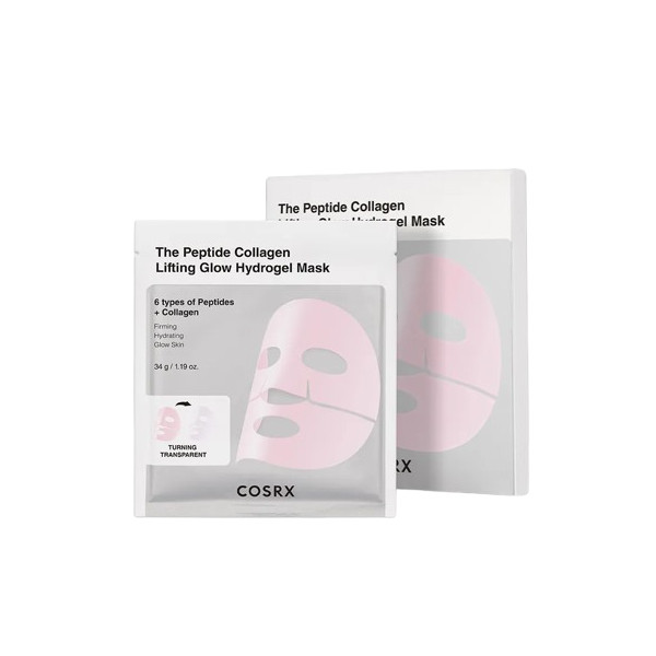 COSRX - The Peptide Collagen Lifting Glow Hydrogel Mask - 34g*3ea | Stylevana