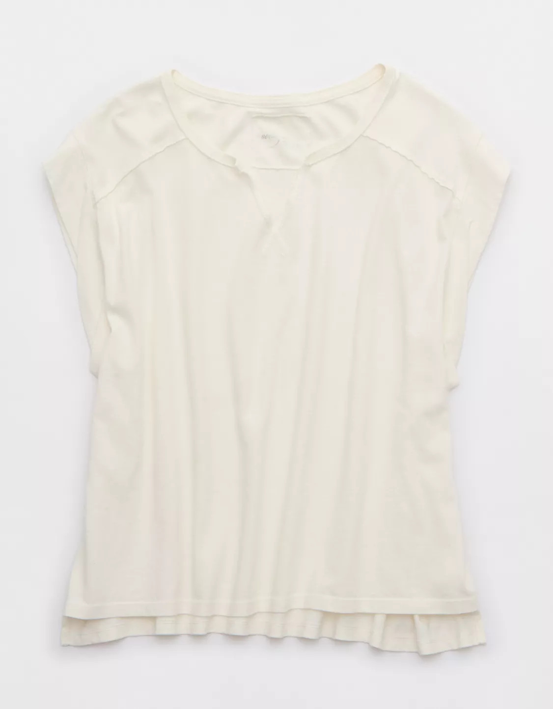 Aerie Summer Breeze Notch Neck T-Shirt | American Eagle Outfitters (US & CA)