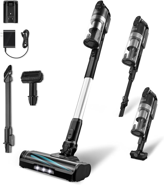 LEVOIT Cordless Vacuum Cleaner with HEPA Filter, Anti-Tangle Brush, Up to 70 Minutes, Charging Wa... | Amazon (US)
