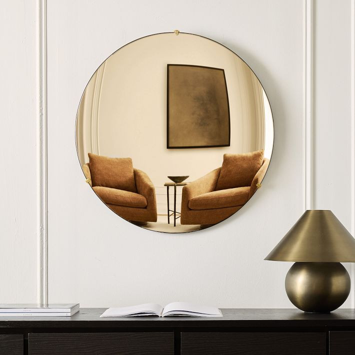 Convex Round Wall Mirror | West Elm (US)
