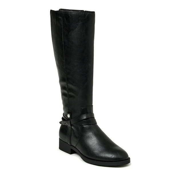 Time and Tru Women's Riding Boot (Wide Width Available) - Walmart.com | Walmart (US)