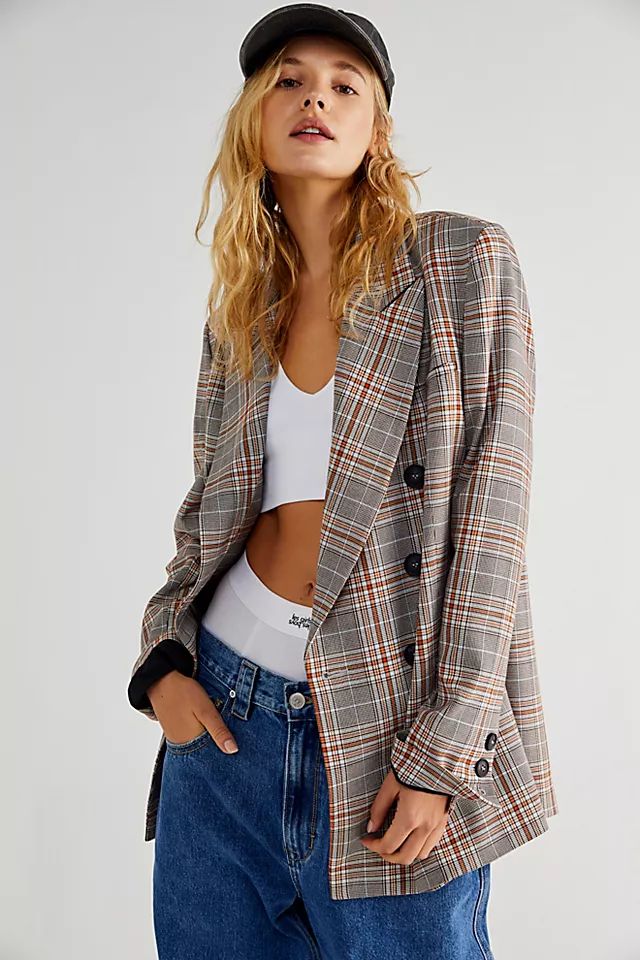 Ashby Plaid Blazer | Free People (Global - UK&FR Excluded)